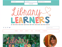 Tablet Screenshot of librarylearners.com